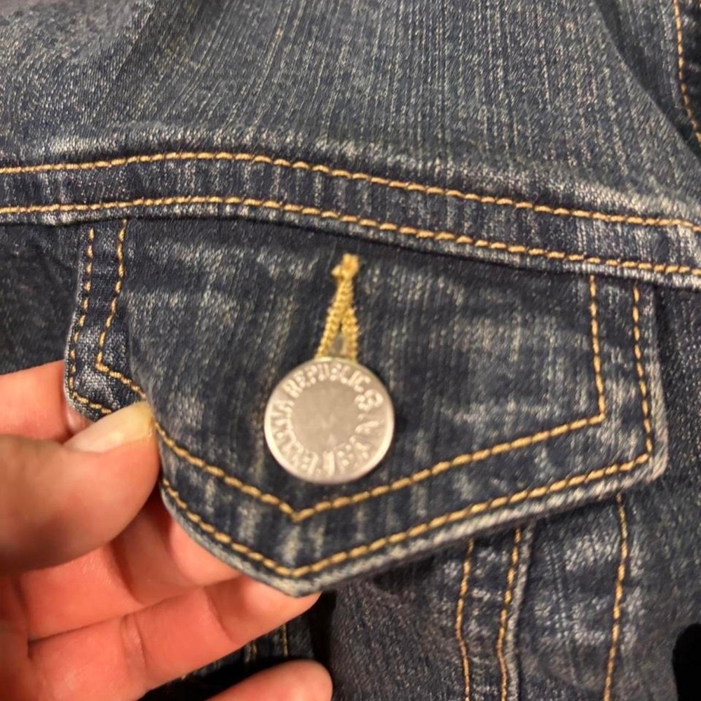 Vintage Denim Banana Republic Navy Jacket - Picture 6 of 8